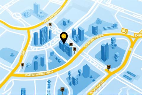 Exemple de carte personnalisée avec des données démographiques claires et des icônes explicites.